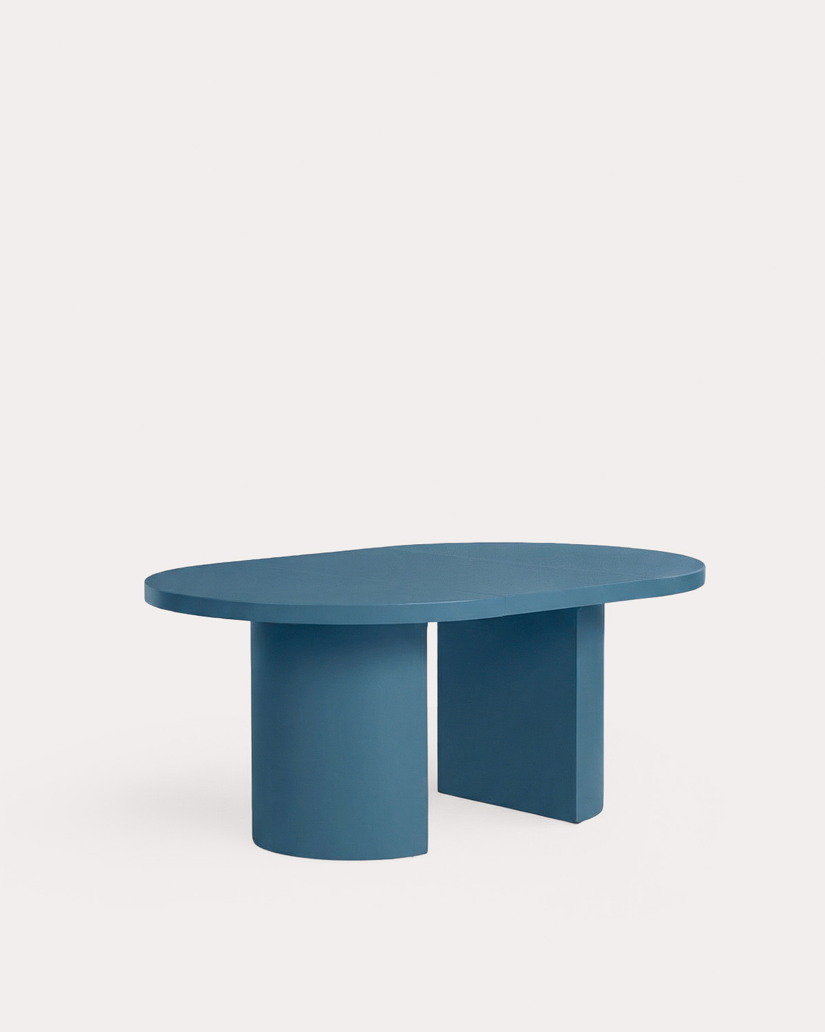 Extendable Round Outdoor Aluminum Table (Ø120-240x120 cm) Beca, gallery image 5