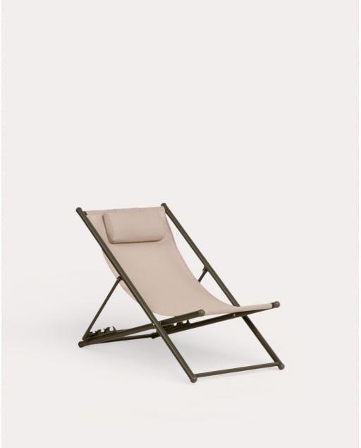 Reclining Metal and Fabric Hammock Ohiane