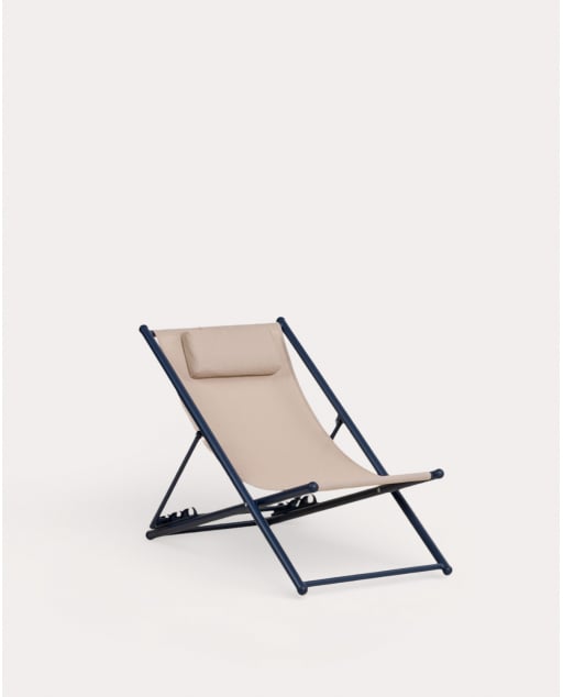 Pack of 2 Reclining Metal and Fabric Hammocks Ohiane