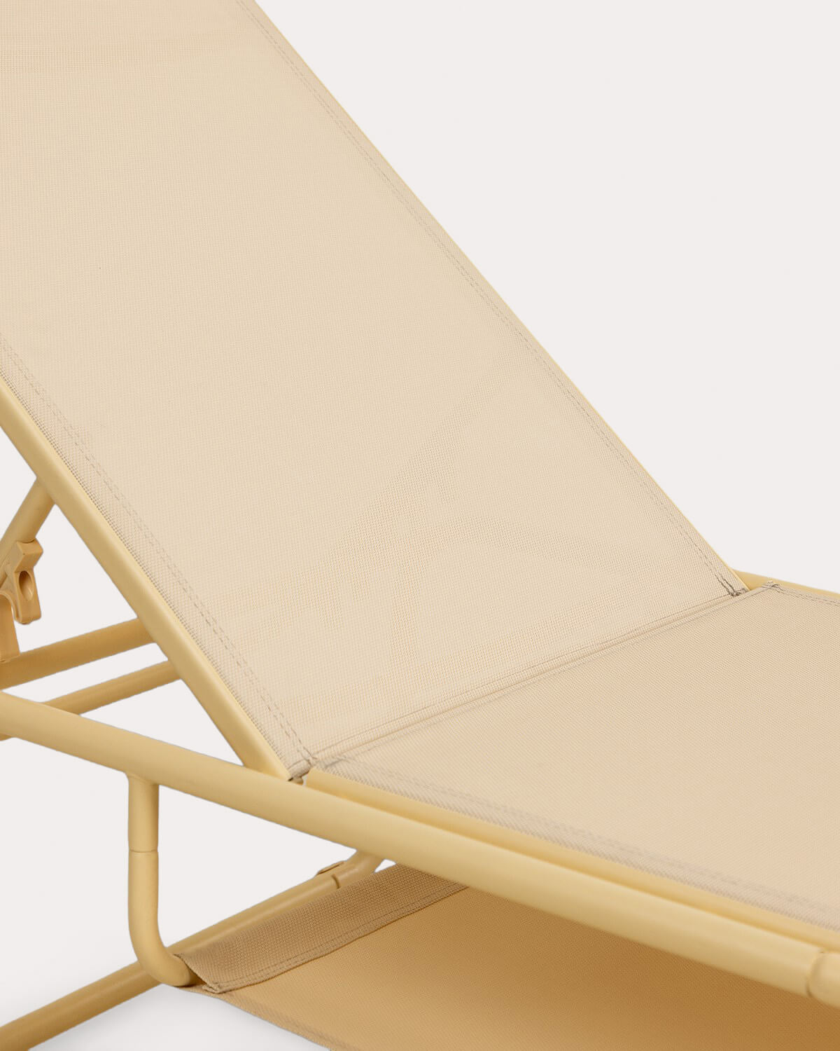 Reclining Metal and Fabric Sun Lounger Ohiane, gallery image 5