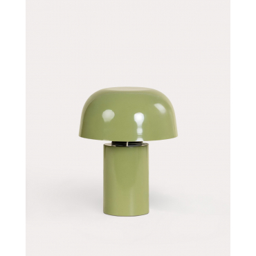 Metal Table Lamp Morisey Olive Green - The Masie