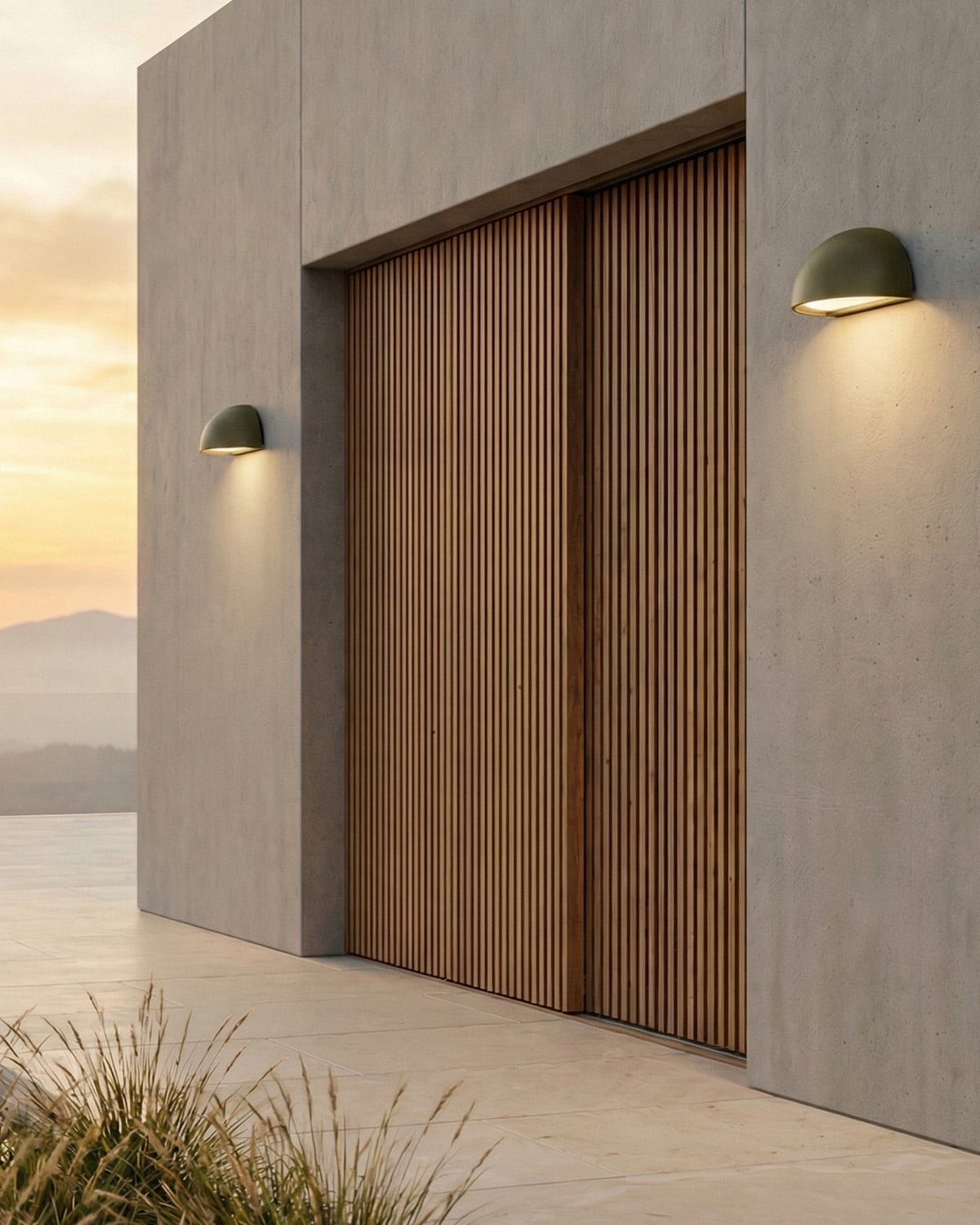 Aluminum Exterior Wall Light Denna, gallery image 2