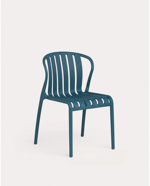 Polypropylene Dining Chair Baztan - Blue Oceanic