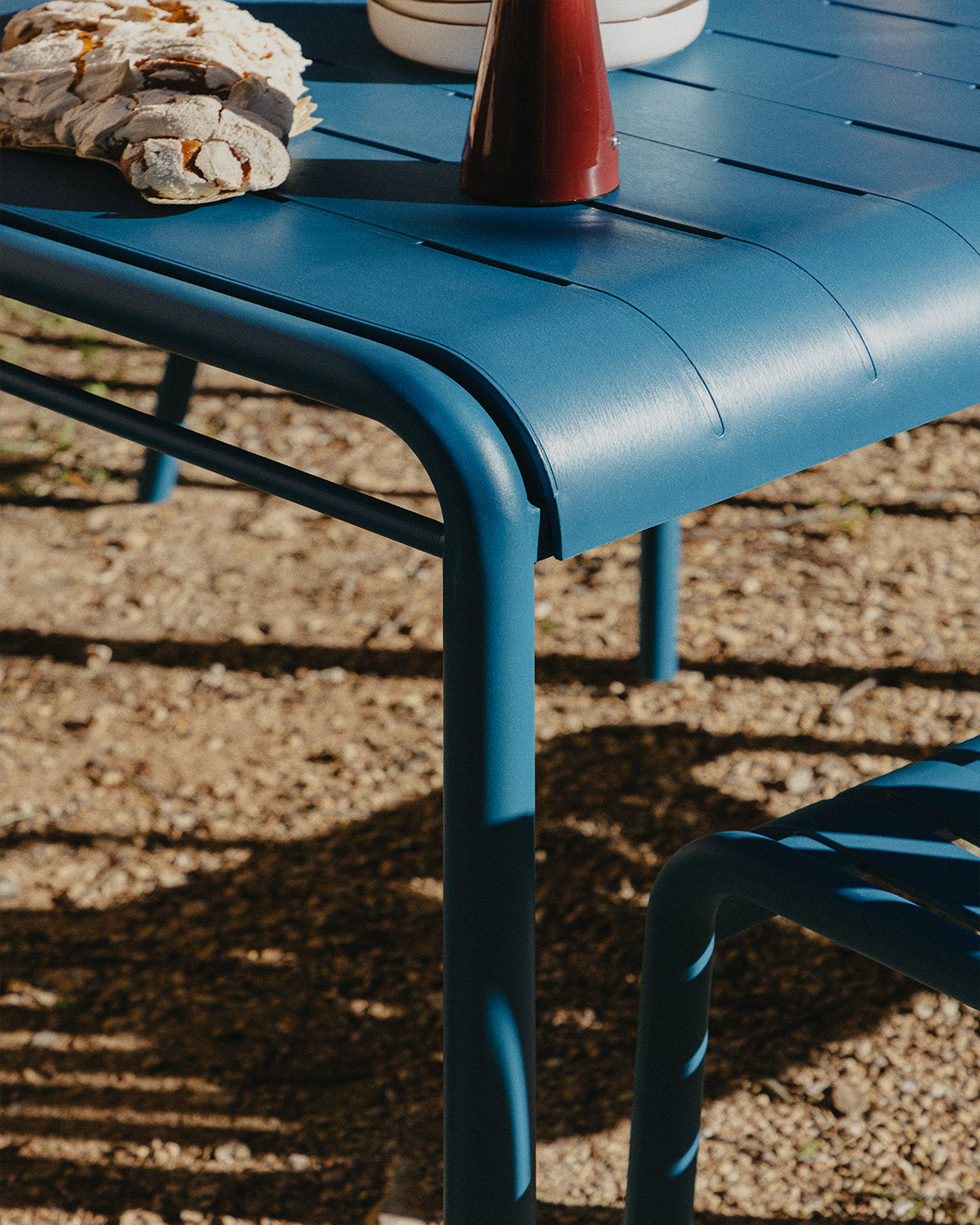 Rectangular Table (153x90 cm) and 4 Polypropylene Outdoor Chairs Set Baztan, gallery image 6
