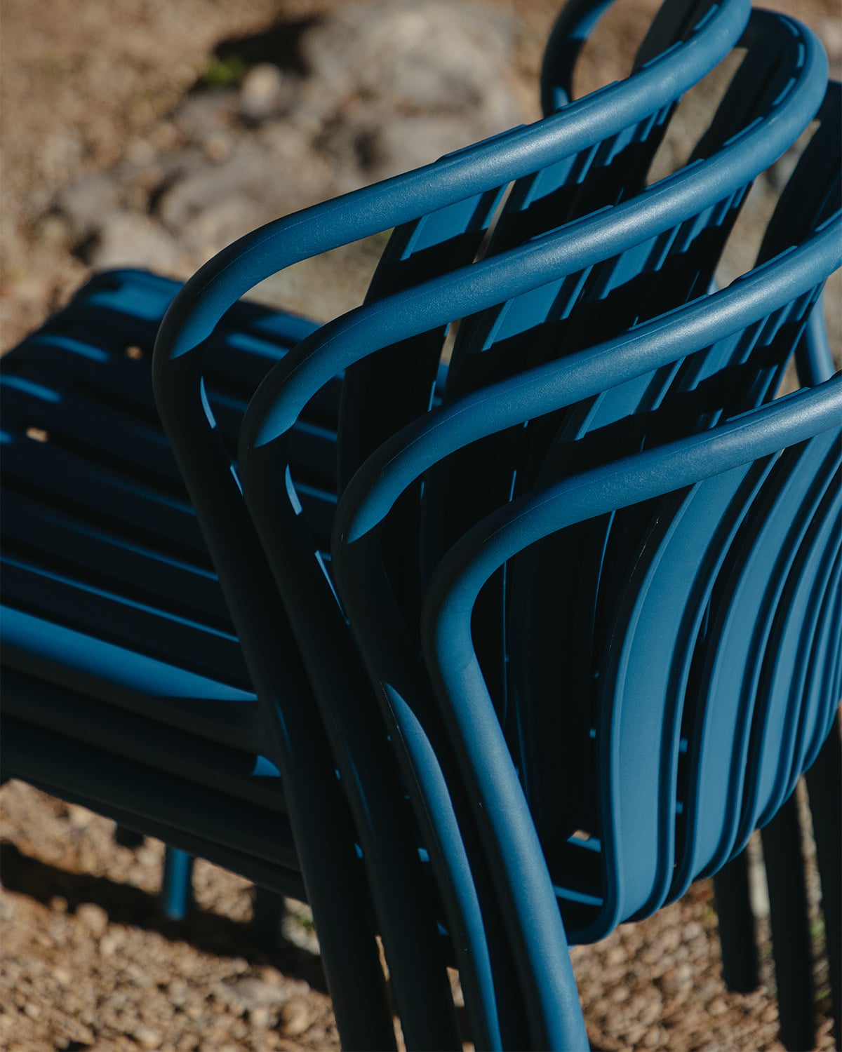 Pack 4 Baztan Polypropylene Outdoor Chairs, gallery image 3