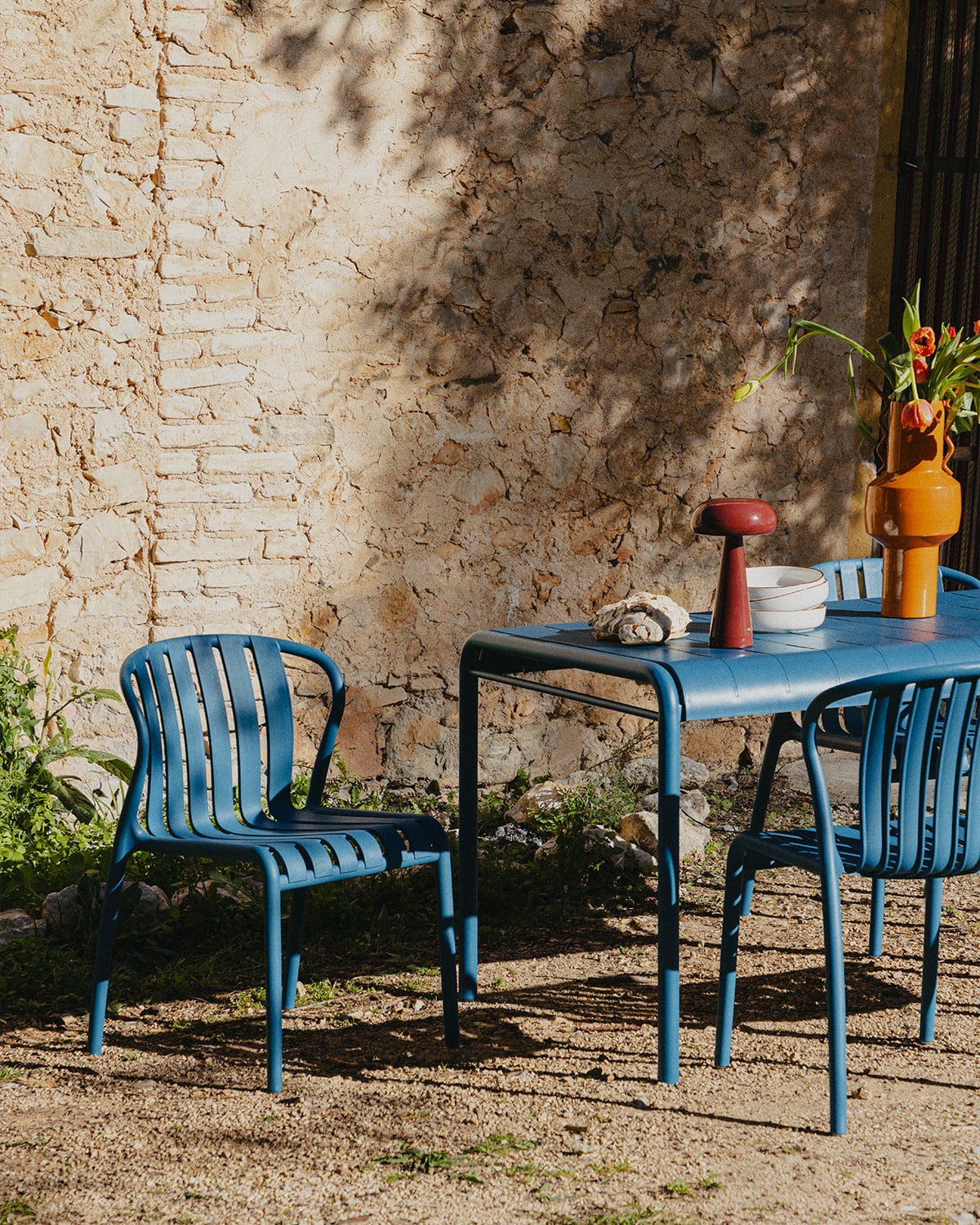 Pack 4 Baztan Polypropylene Outdoor Chairs, gallery image 2