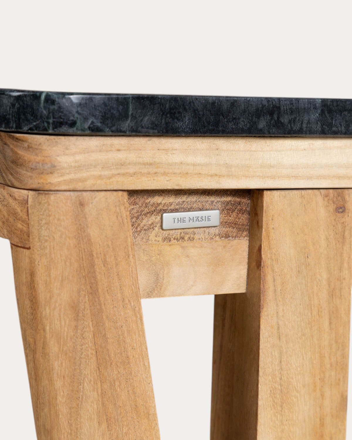 Rectangular Dining Table in Marble and Acacia Wood (220x100 cm) Mundy, gallery image 5