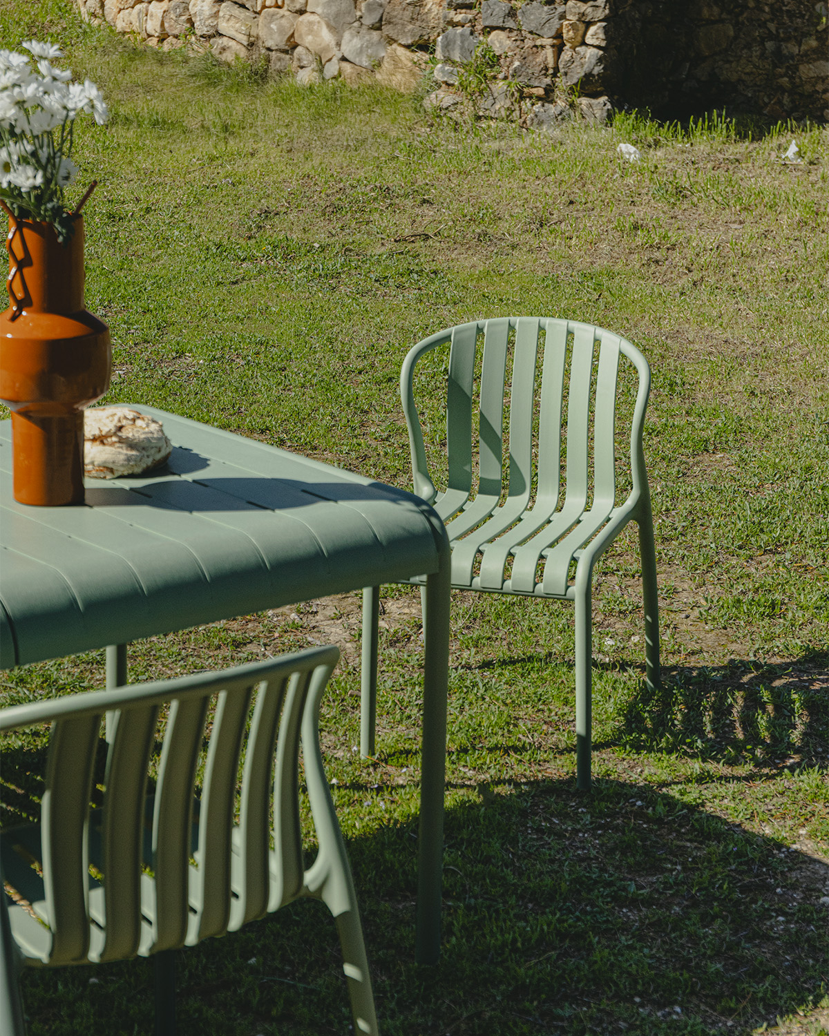 Pack 4 Baztan Polypropylene Outdoor Chairs, gallery image 2
