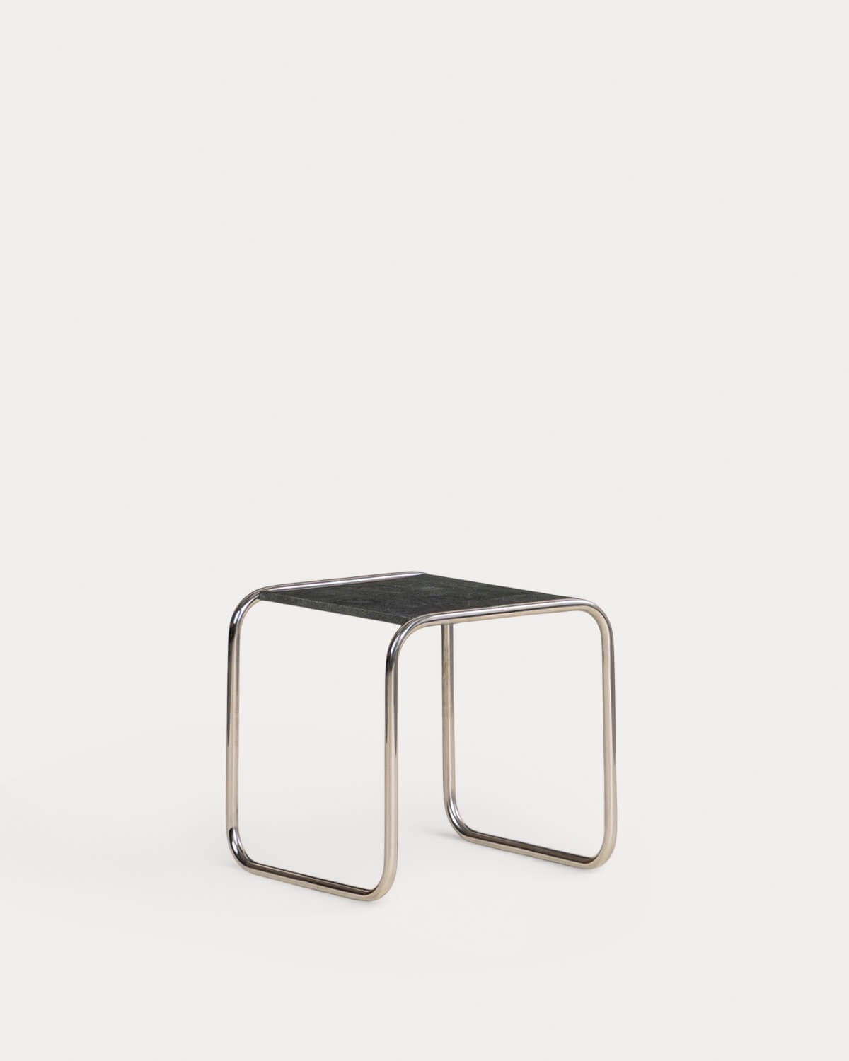 Square Side Table in Marble and Metal (40x40 cm) Nansa, gallery image 1
