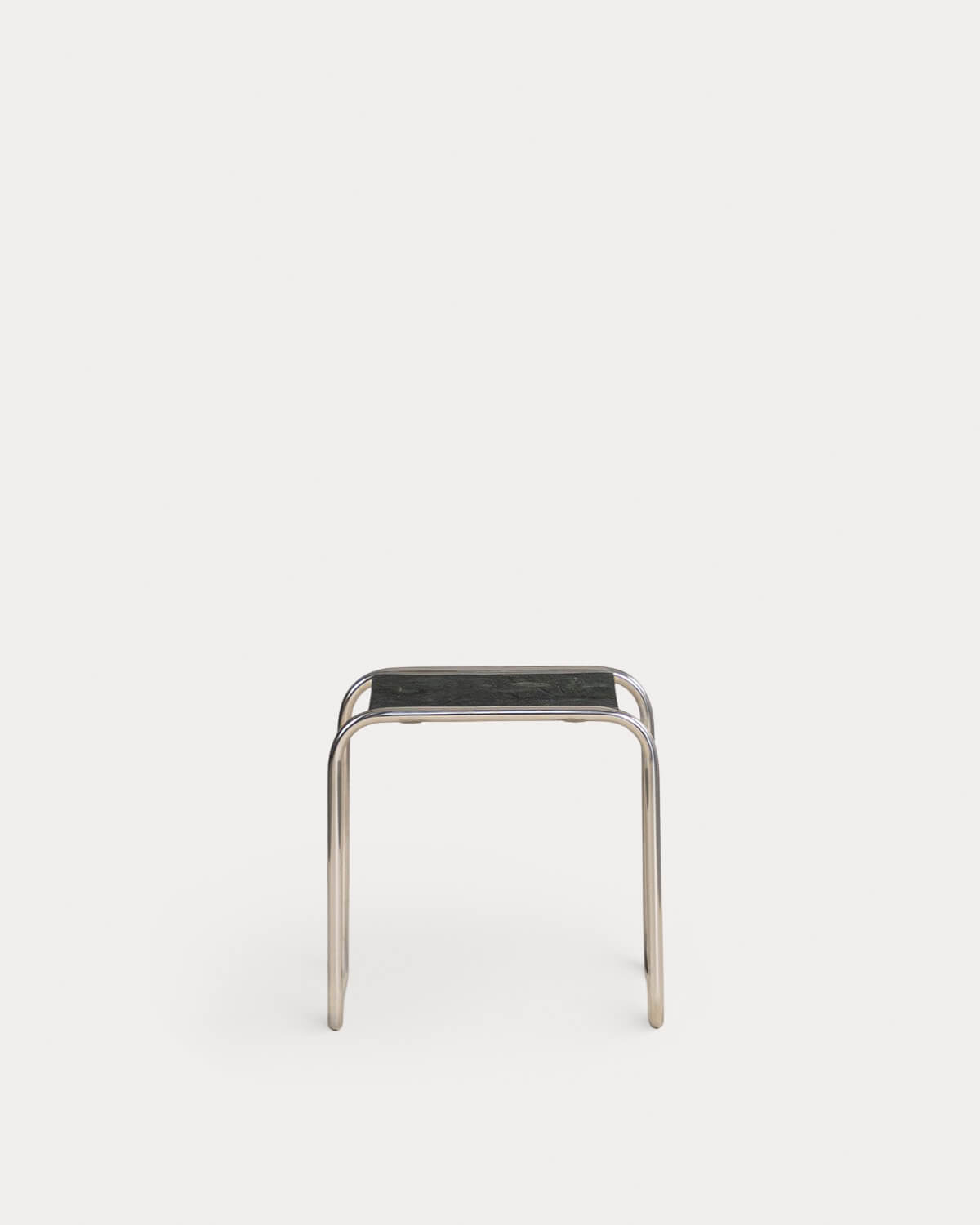 Square Side Table in Marble and Metal (40x40 cm) Nansa, gallery image 4