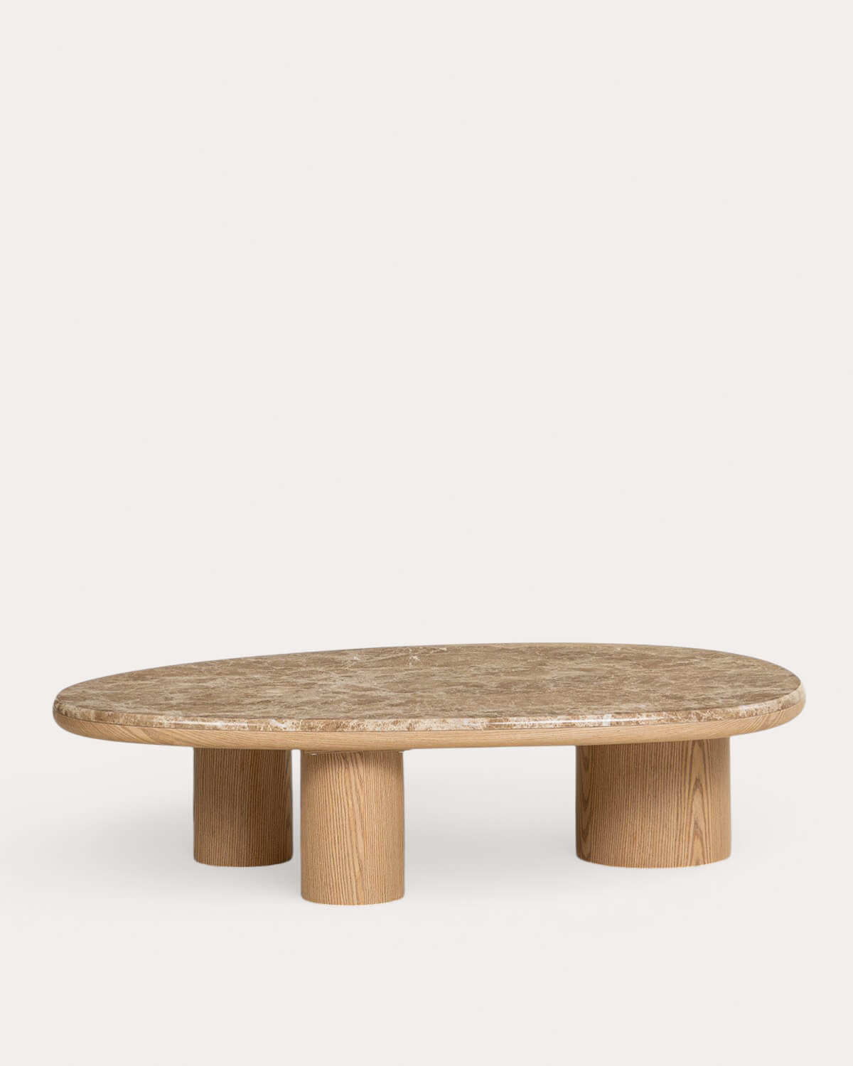 Marble and Wood Coffee Table (120x80 cm) Thomy, gallery image 3