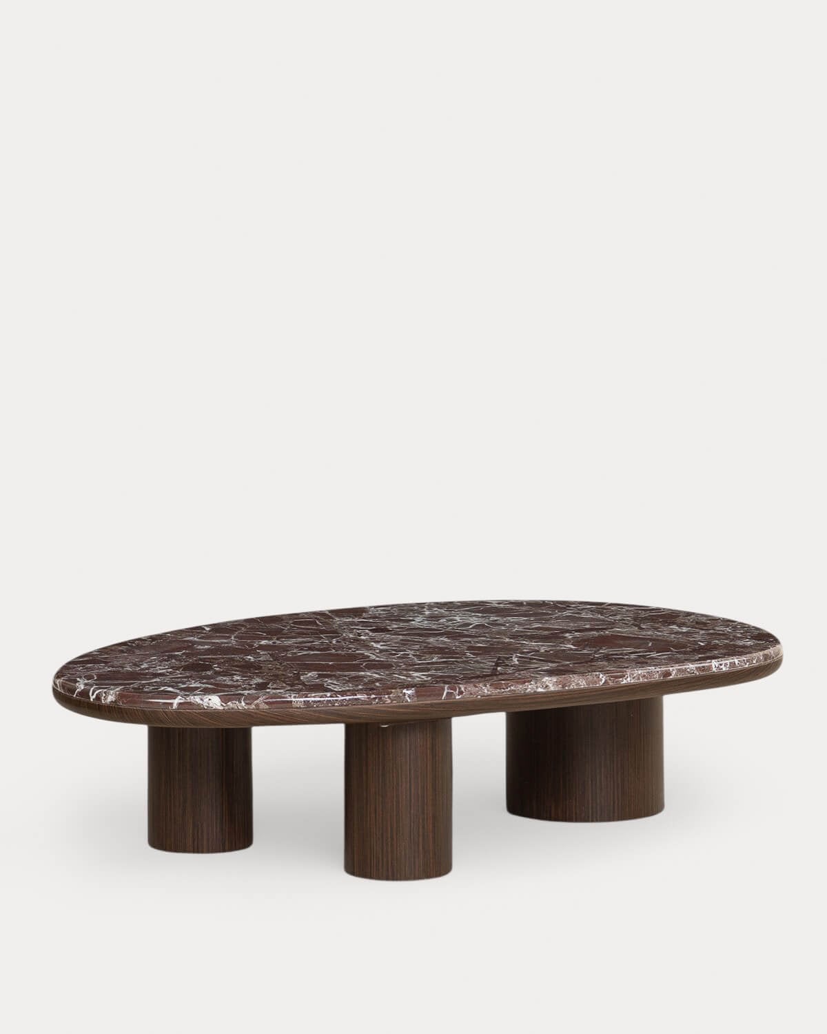 Marble and Wood Coffee Table (120x80 cm) Thomy, gallery image 1