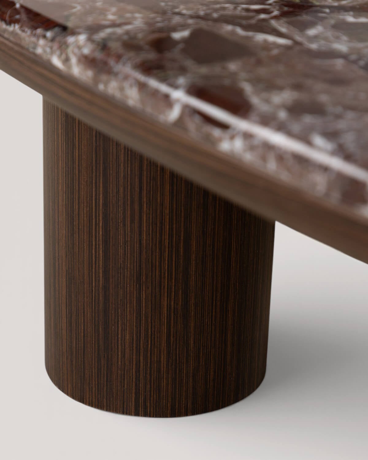 Marble and Wood Coffee Table (120x80 cm) Thomy, gallery image 7