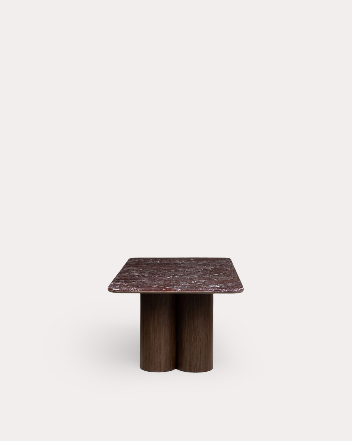 Rectangular Marble and Wood Dining Table (240x110 cm) Aegir, gallery image 4