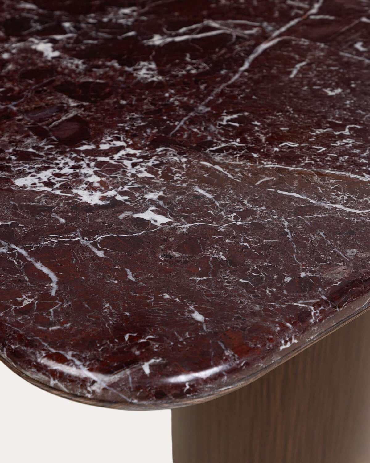 Rectangular Marble and Wood Dining Table (240x110 cm) Aegir, gallery image 7