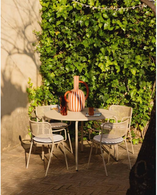 Outdoor Round Metal Table (Ø110 cm) Dorothea