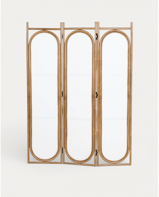 Natural Rattan Room Divider Narella