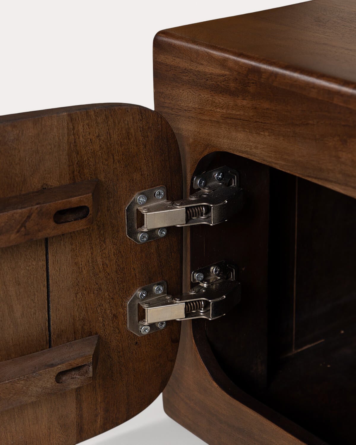 Mango Wood Bedside Table with Storage (45x41 cm) Orlean, gallery image 7