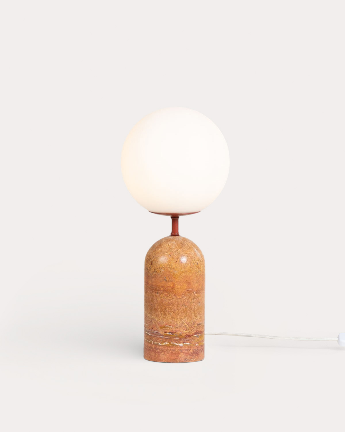 Fauzzi Traventino Marble Table Lamp, gallery image 1