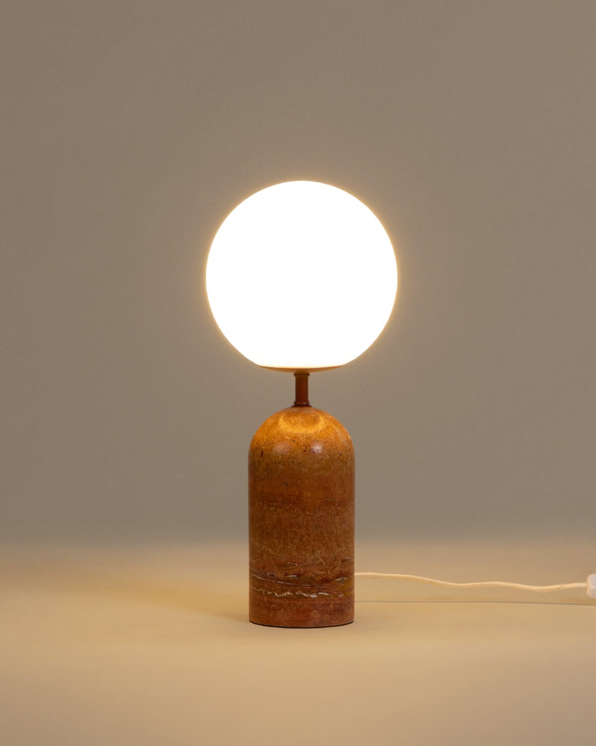 Fauzzi Traventino Marble Table Lamp, gallery image 4