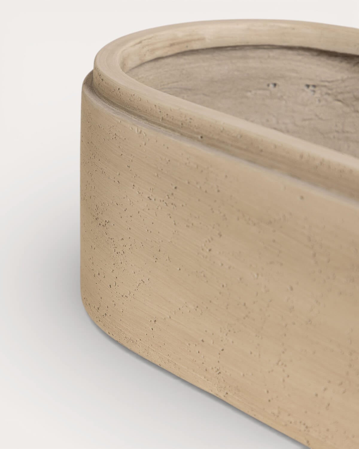 Set of 2 Elongated Cement Planters Bieito, gallery image 6