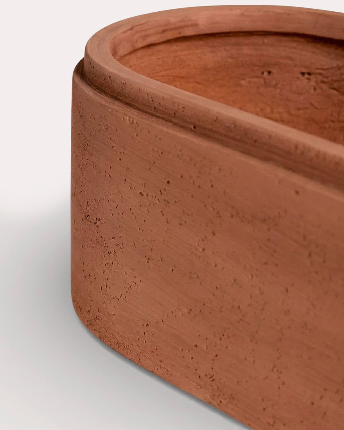 Set of 2 Elongated Cement Planters Bieito, gallery image 8