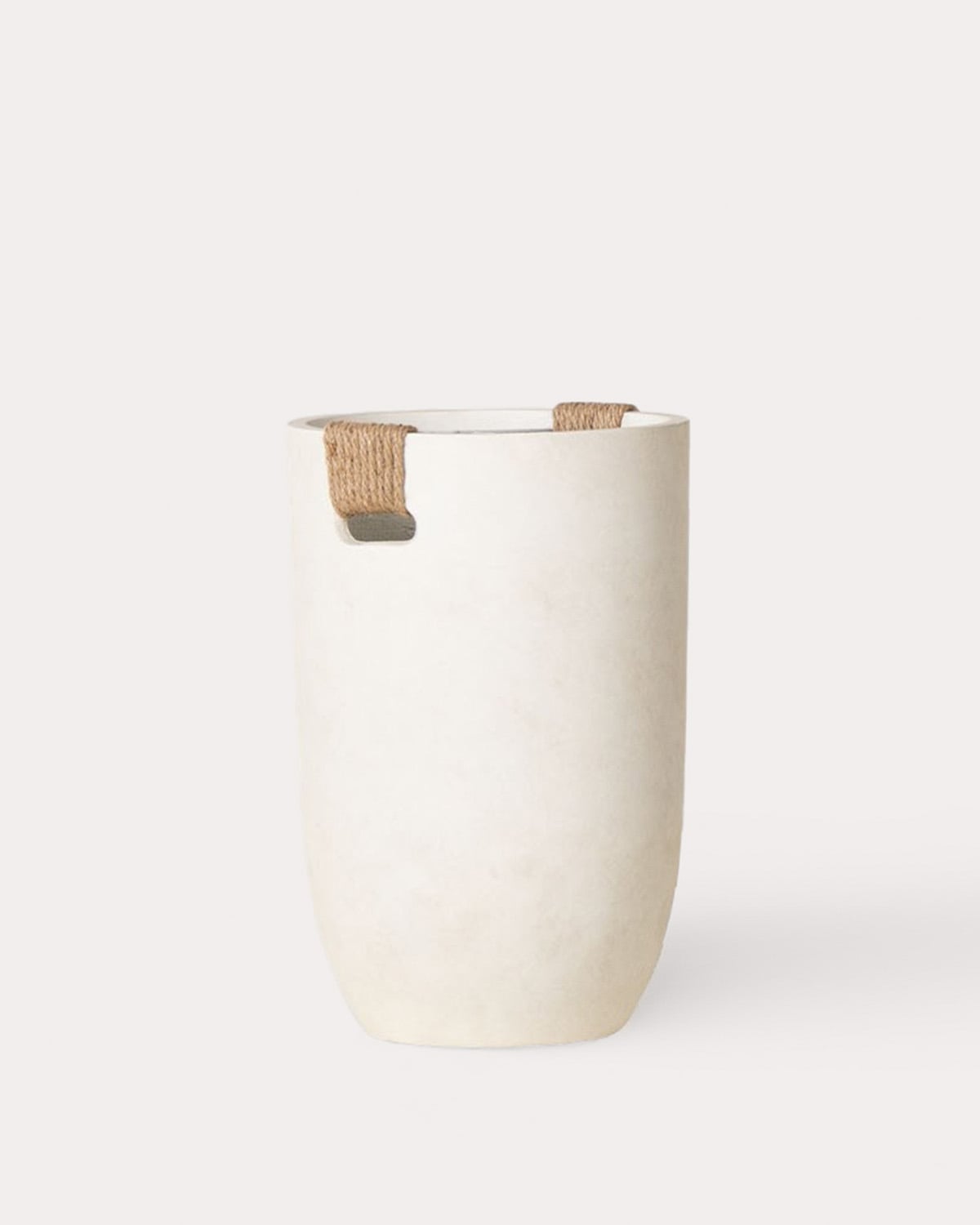 Tall Round Cement Planter Fitonia, gallery image 1