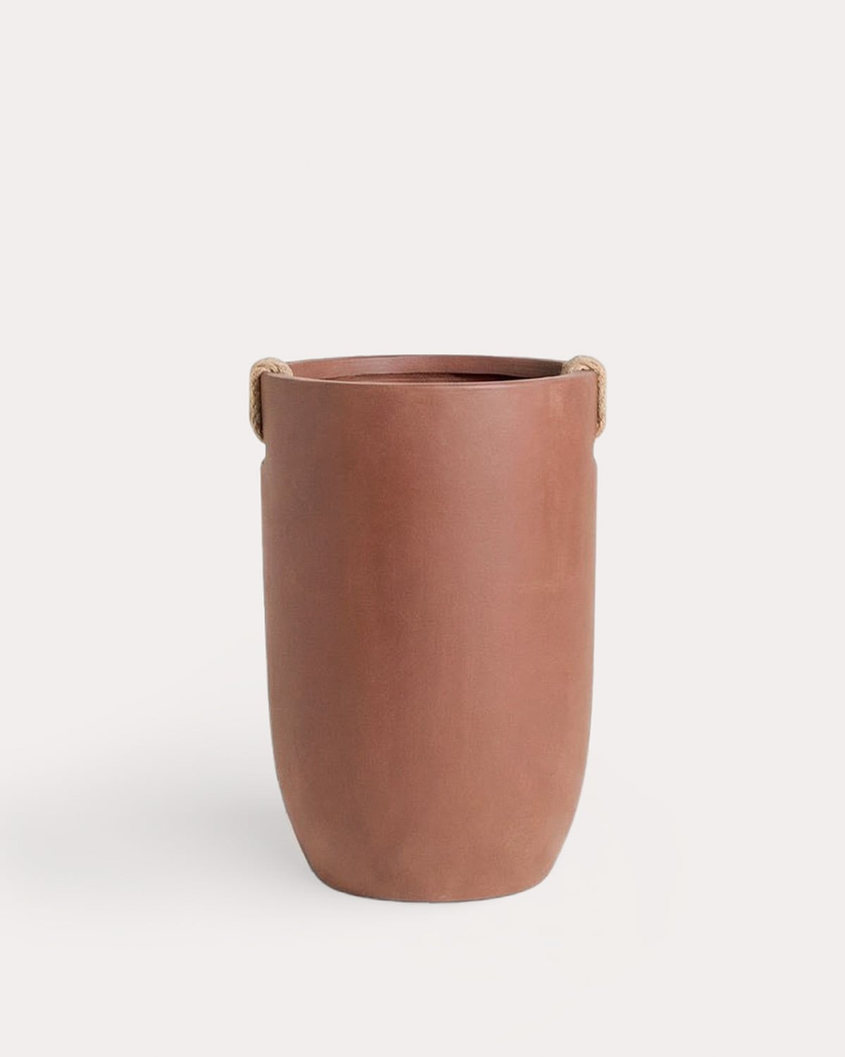 Tall Round Cement Planter Fitonia, gallery image 2