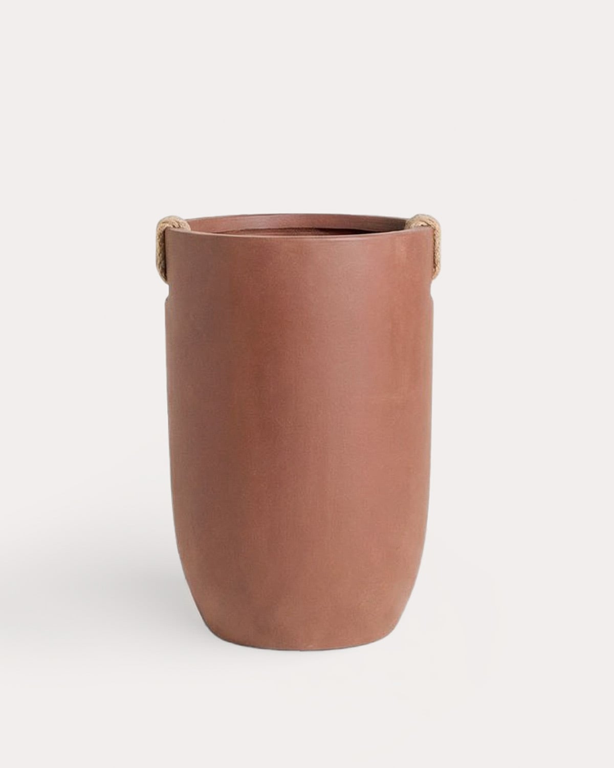 Tall Round Cement Planter Fitonia, gallery image 2