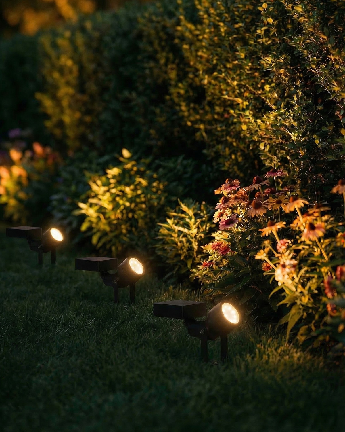 Outdoor Aluminum Solar LED Spotlight Lythea, gallery image 2