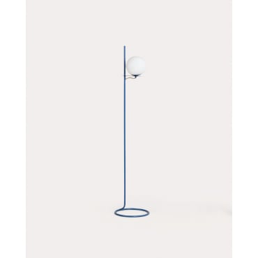 Metal Floor Lamp Kabil Blue Sapphire - The Masie
