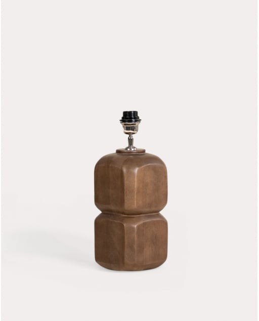 Mango Wood Table Lamp Base Teryn - Dark Mango