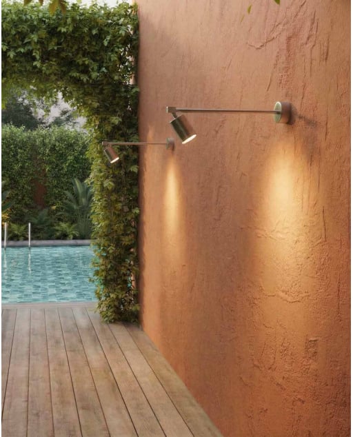 Metal Outdoor Wall Light 1 Light Mahora