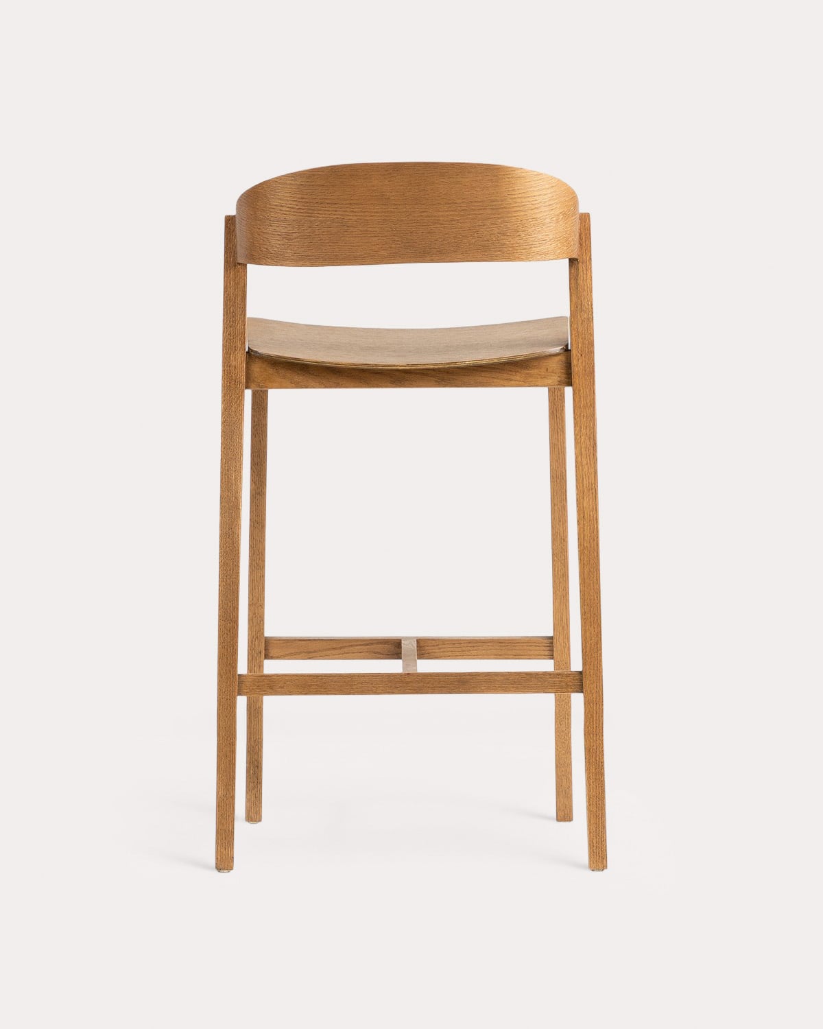 High Oak Wood Stool Laly, gallery image 3