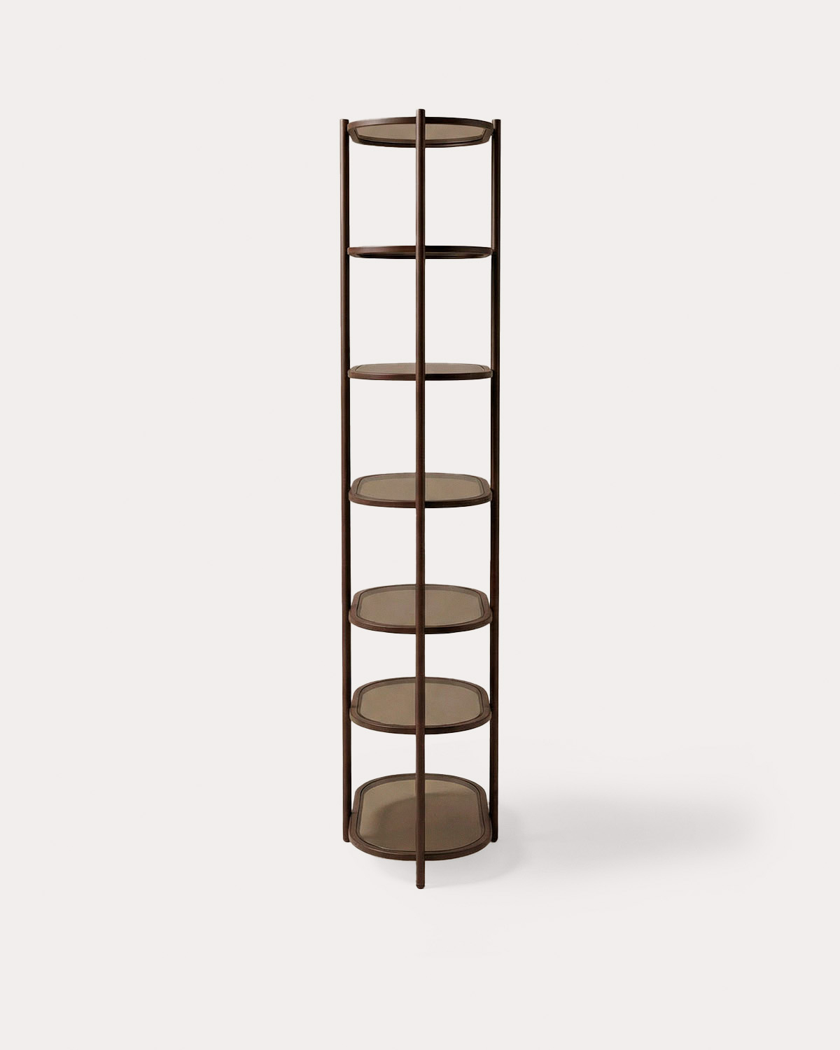 Metal and Tempered Glass Bookshelf (190x85 cm) Yerry, gallery image 3
