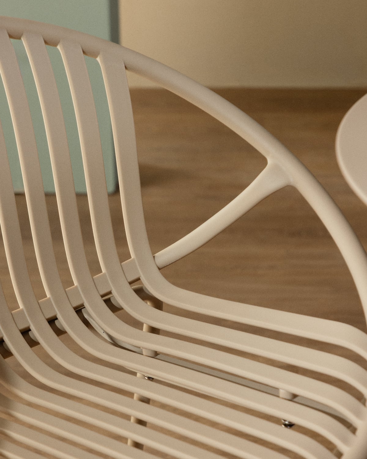 Pack 2 Polypropylene and Metal Dining Chairs Anier, gallery image 6