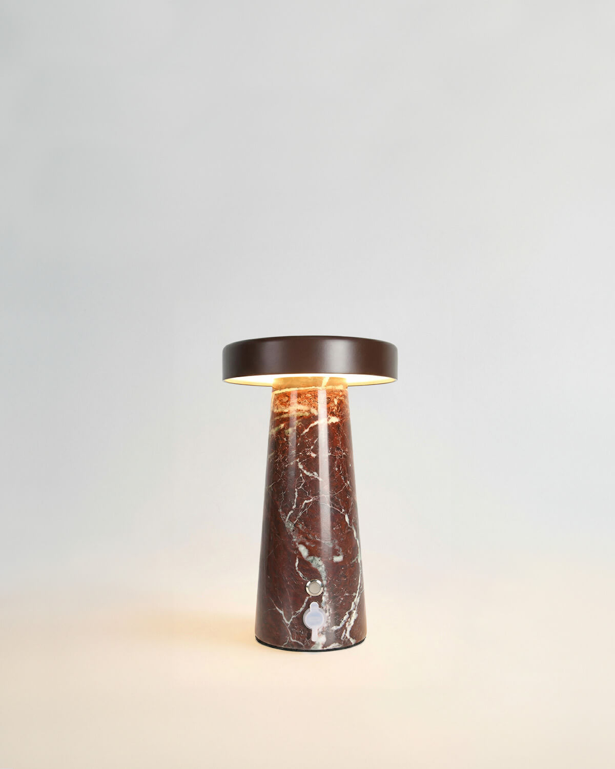 Marble and Metal Wireless LED Table Lamp Mysha, gallery image 3