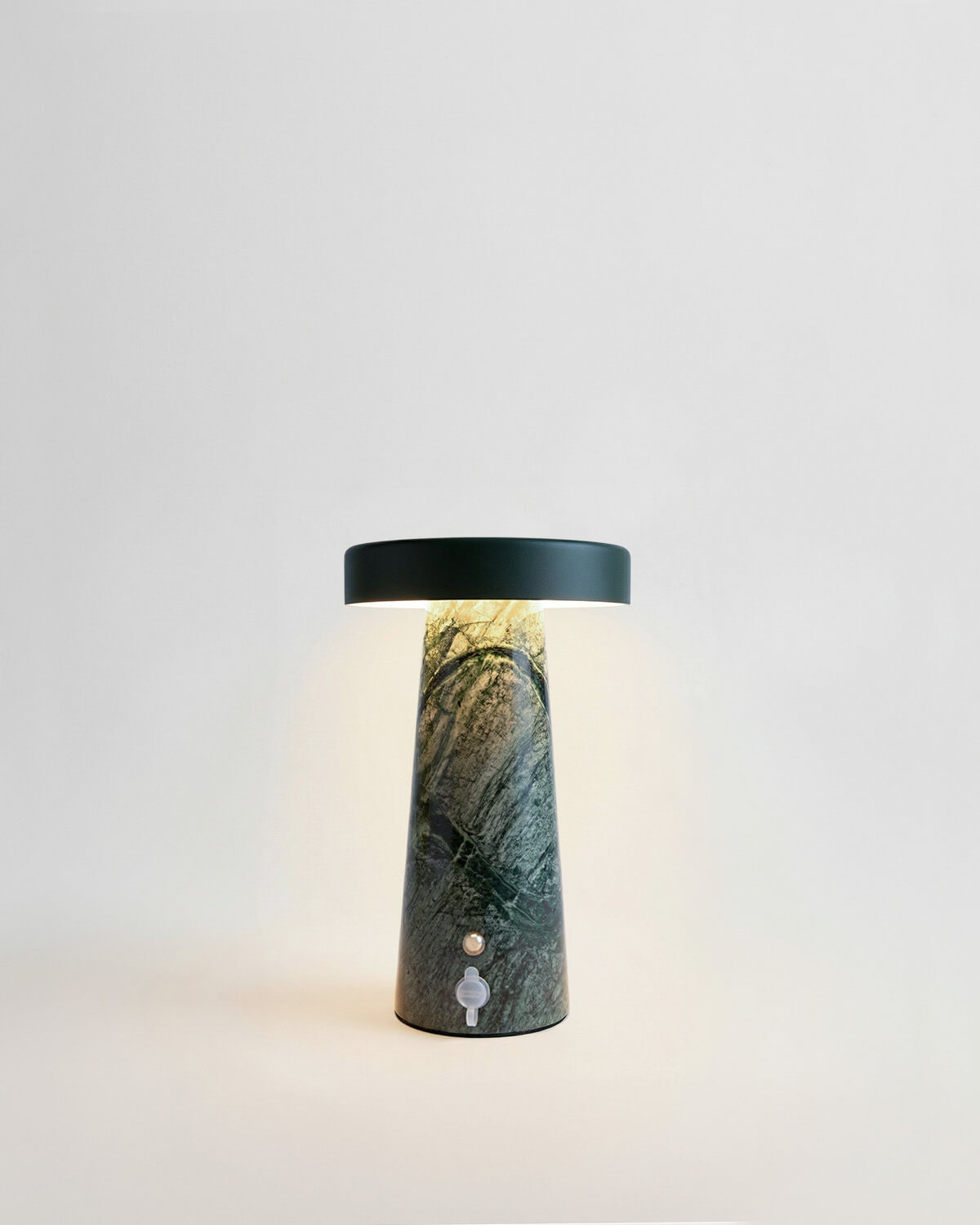 Marble and Metal Wireless LED Table Lamp Mysha, gallery image 3