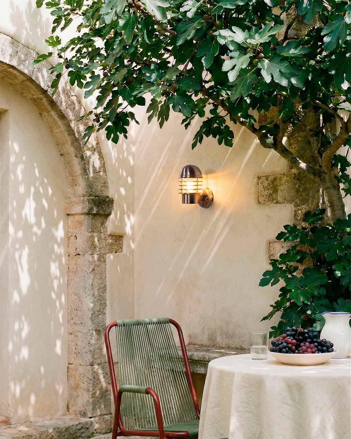 Metal Outdoor Wall Light Leora, gallery image 2