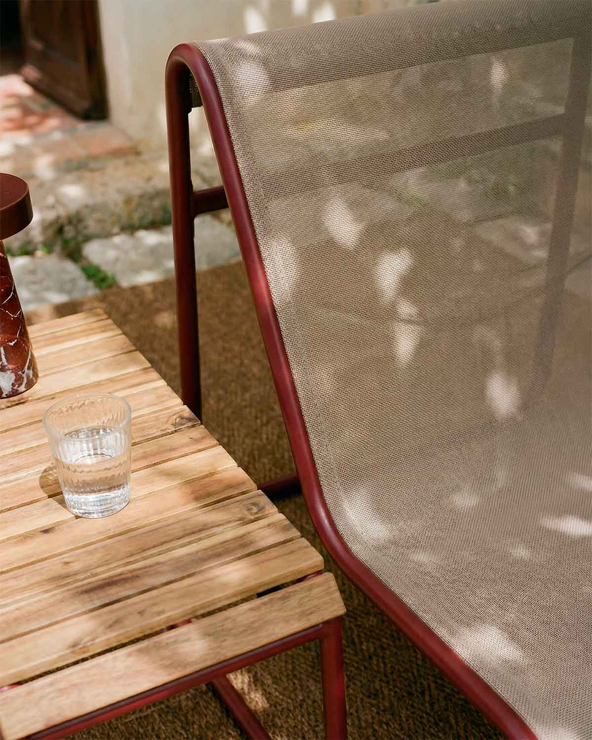 Set Garden Armchair with Aluminum Side Table Dreisi, gallery image 6