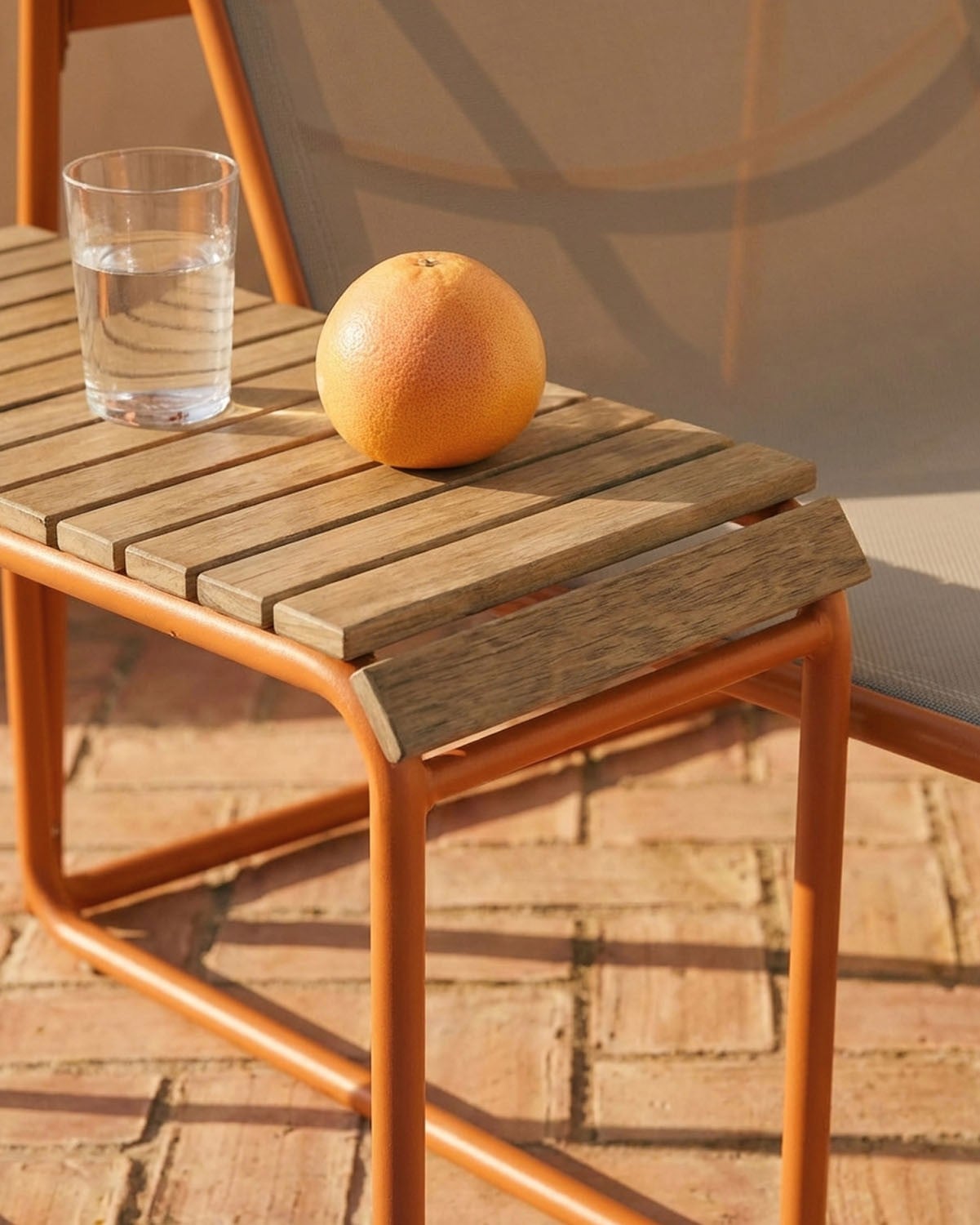 Set Garden Armchair with Aluminum Side Table Dreisi, gallery image 3