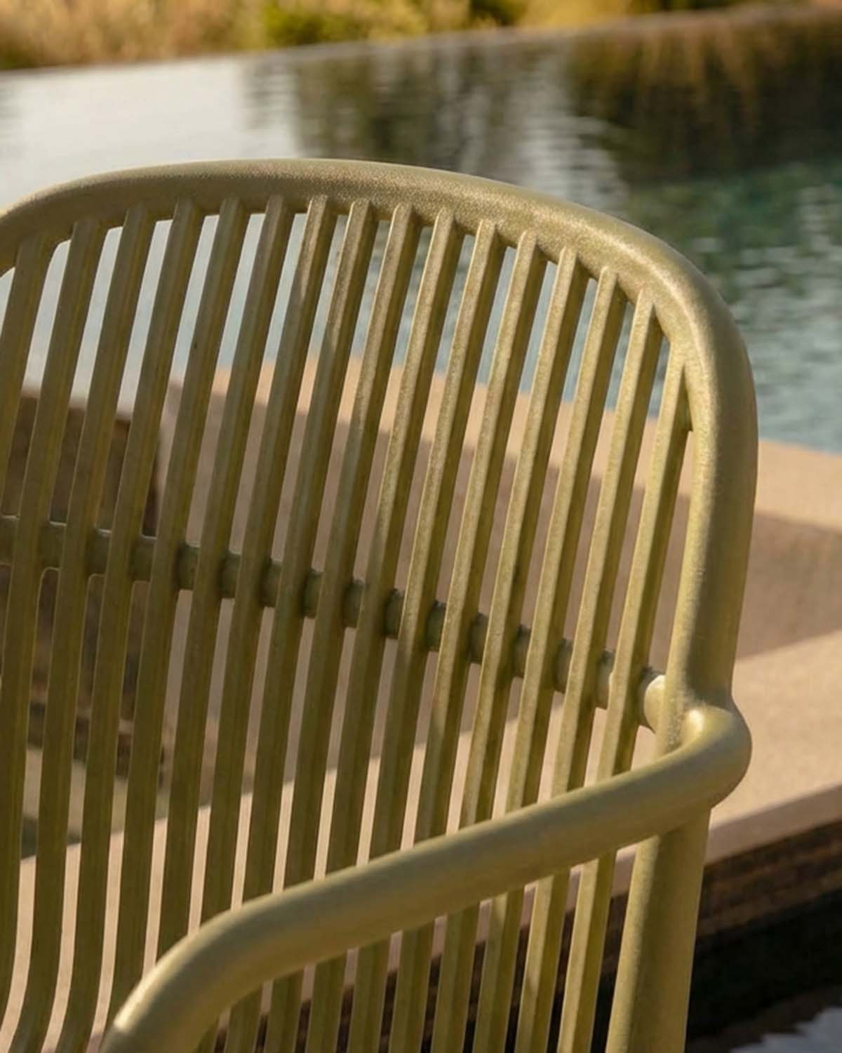 Polypropylene Outdoor Chair with Armrests Aisha, gallery image 3