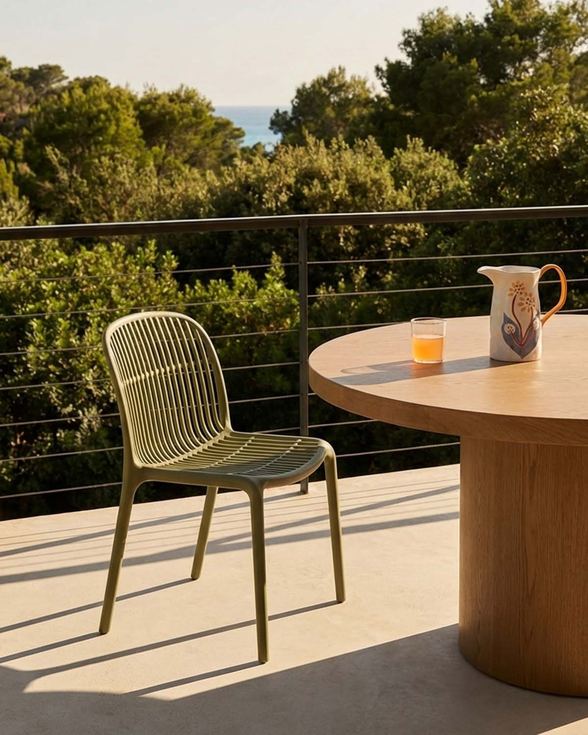 Pack 2 Polypropylene Outdoor Chairs Aisha, gallery image 2