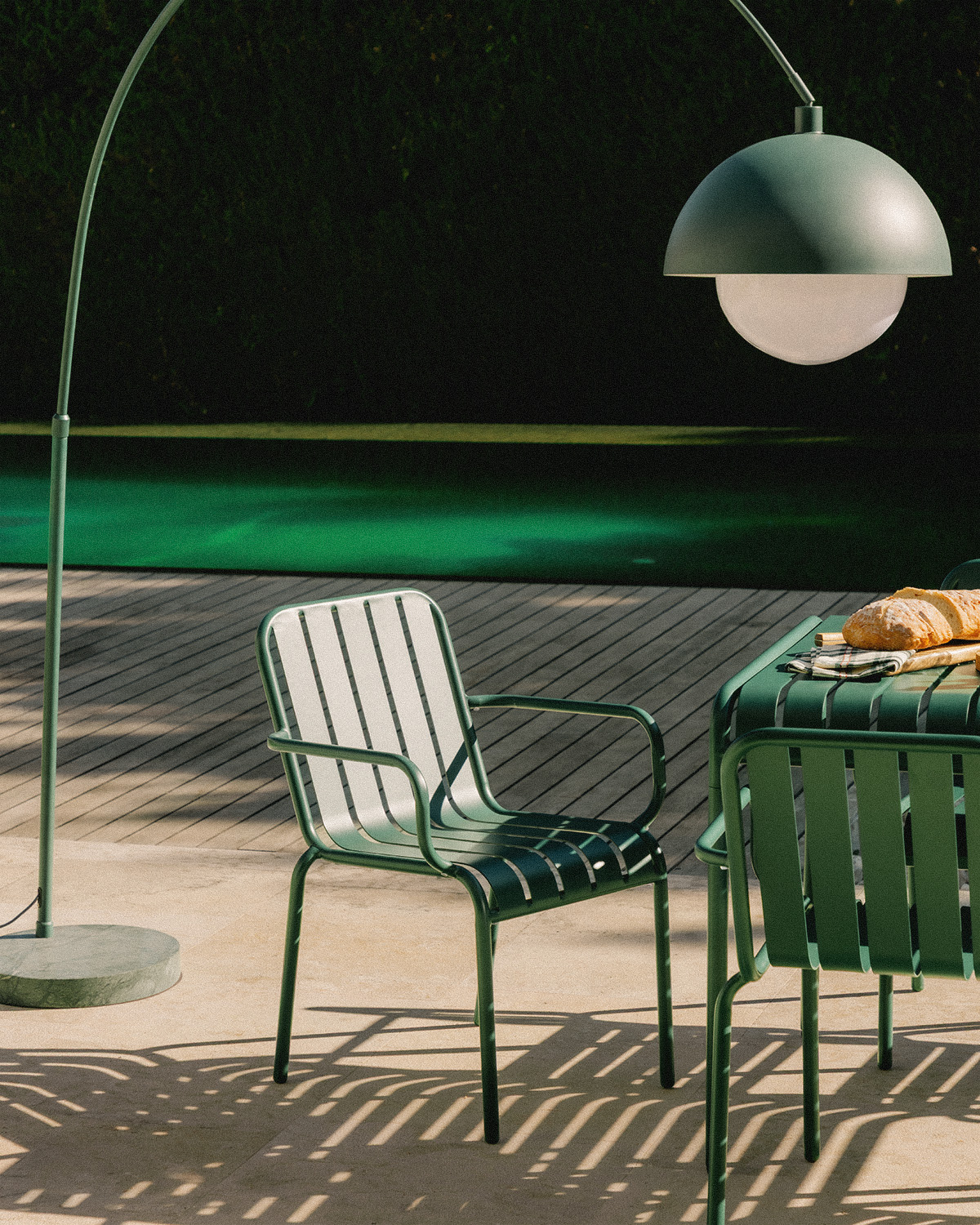 Outdoor Chair with Metal Armrests Tavo, gallery image 2