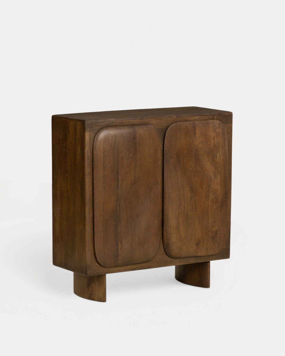 Low Sideboard with 2 Doors 90x40 cm Mango Wood Orlean, gallery image 1