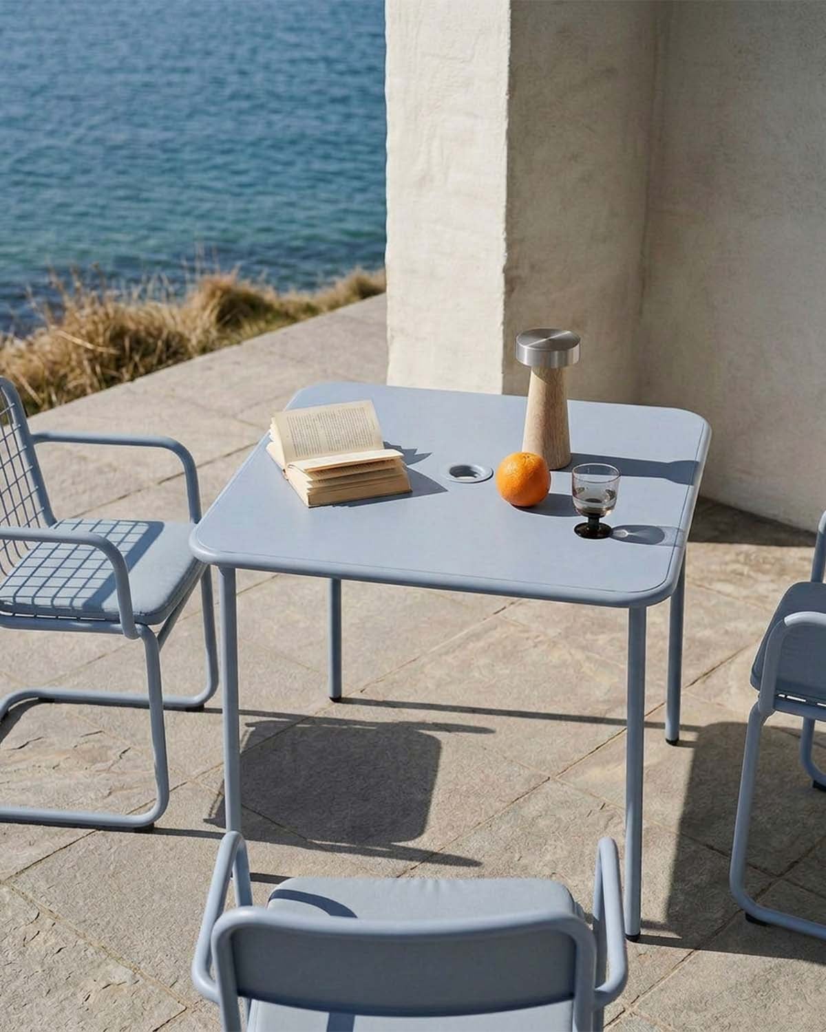 Square Metal Outdoor Table (80x80 cm) Mijail, gallery image 2