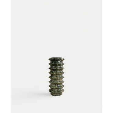 Marble Candle Holder Aneik Forest Green Marble & 12 cm - The Masie