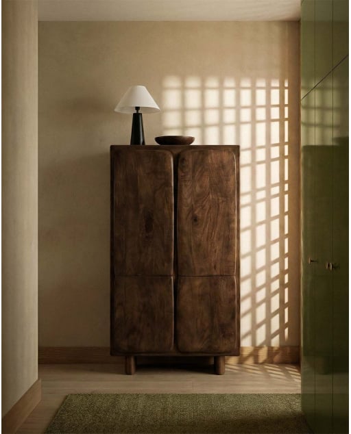 Mango Wood 4 Door Wardrobe Orlean