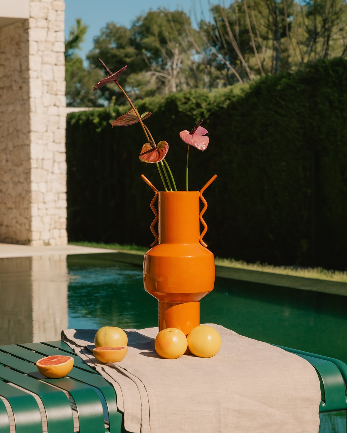 Marci Metal Vase (46 cm), gallery image 2