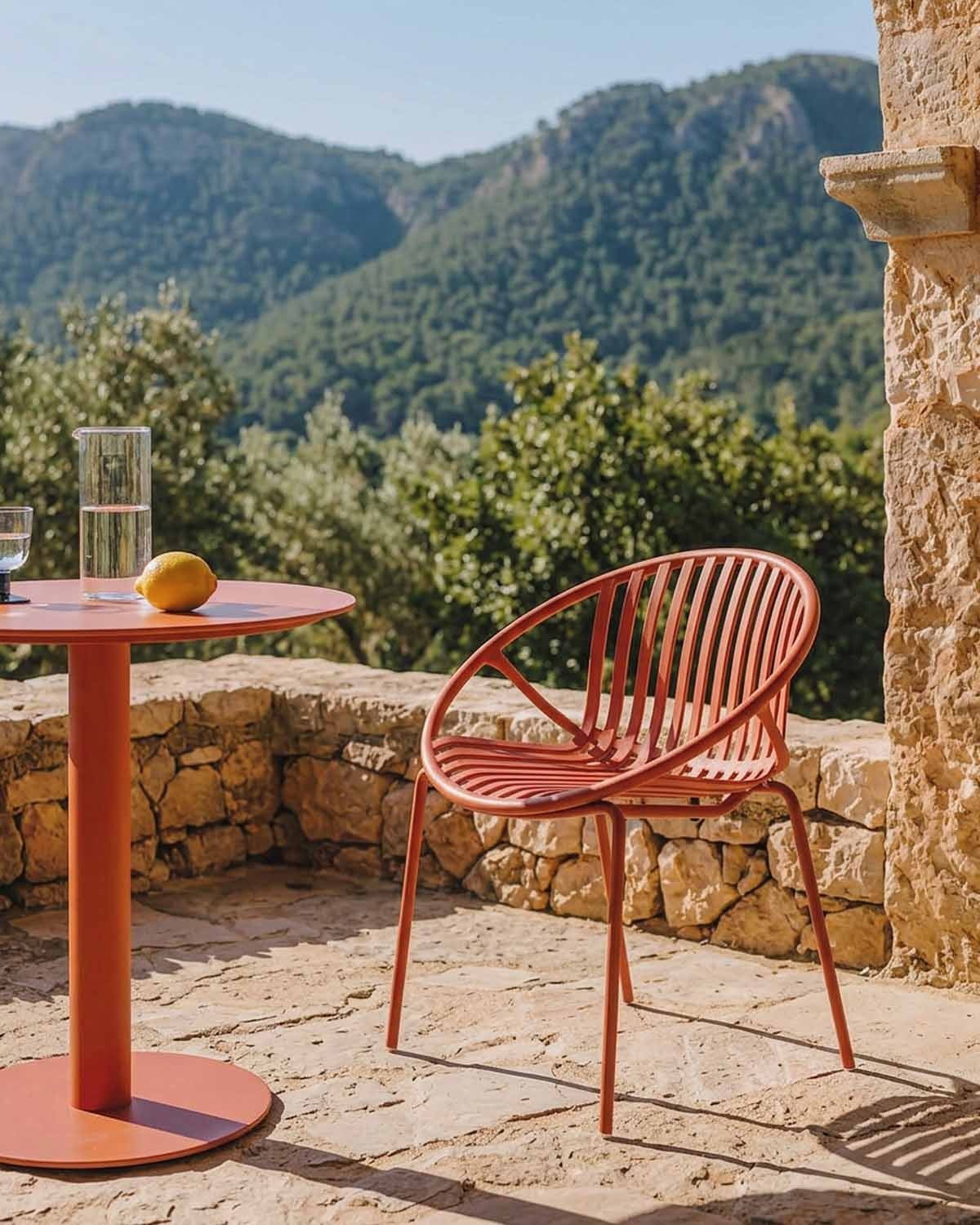 Outdoor Chair in Polypropylene and Metal Anier, gallery image 2